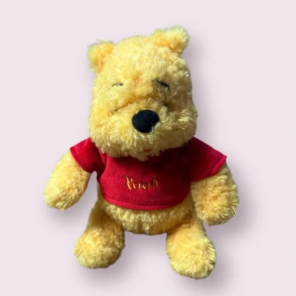NWT Disney Parks Small Winnie The Pooh Bean Bag Plush Stuffed Animal Toy 10” - Picture 1 of 8